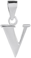 BEALIO 02910 Stříbrný přívěsek PÍSMENO V (Ag 925/1000, 0,93 g) - Charm