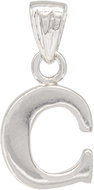 BEALIO 04961 Stříbrný přívěsek PÍSMENO C (Ag 925/1000, 1 g) - Charm