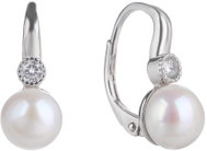 BEALIO 08247 Stříbrné náušnice JEMNÁ PERLA (Ag 925/1000, 2,83 g) - Earrings