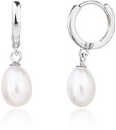 BEALIO 12461 Stříbrné náušnice s ŘÍČNÍ PERLOU (Ag 925/1000, 2,46 g) - Earrings