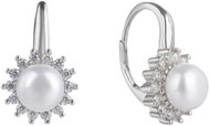 BEALIO 08257 Stříbrné náušnice ŘÍČNÍ PERLA (Ag 925/1000, 4,55 g) - Earrings