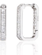 BEALIO 13945 Stříbrné náušnice OVÁLKY (Ag 925/1000, 2,15 g) - Earrings