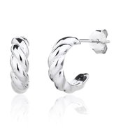 BEALIO 13742 Stříbrné náušnice CROISSANT (Ag 925/1000, 3,26 g) - Earrings