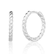 BEALIO 13730 Stříbrné náušnice CROISSANT (Ag 925/1000, 3,14 g) - Earrings