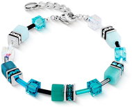 Coeur de Lion Dámský náramek GeoCUBE Iconic Teal silver 2838/30-0624 - Bracelet