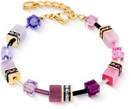 Coeur de Lion Dámský náramek GeoCUBE Iconic Rose-Lilac 2838/30-1927 - Bracelet