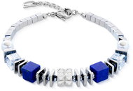 Coeur de Lion Dámský náramek Statement Cube Facets silver-blue 3047/30-0717 - Bracelet