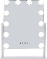 Holywood zrcadlo s LED žárovkami HZ1 velké bílé - Kosmetické zrcátko