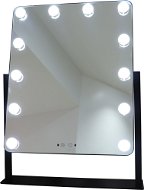 Holywood zrcadlo s LED žárovkami HZ1 velké černé - Kosmetické zrcátko