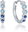 And Blue Zirconia (Ag 925/1000, 1.85g)
