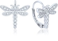 MINET Silver Children's Dragonfly Earrings with Zircons (Ag 925/1000, 2.75g) - Earrings