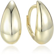 MINET Modern Gold-Plated Silver Drop Earrings (Ag 925/1000, 4.15g) - Earrings