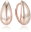 Rose Gold Silver Drop Earrings (Ag 925/1000, 4.25g)