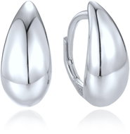 MINET Modern Silver Teardrop Earrings (Ag 925/1000, 4.1g) - Earrings