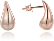 MINET Modern Rose Gold Silver Drop Earrings (Ag 925/1000, 3.1g) - Earrings