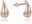 Rose Gold Silver Drop Earrings (Ag 925/1000, 3.1g)