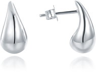 MINET Modern Silver Teardrop Stud Earrings (Ag 925/1000, 2.95g) - Earrings