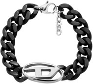 Diesel Oval D Logo unisex náramek ocelový DX1611931 - Bracelet