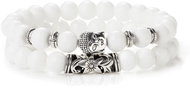 Silver Star Twilite ladies bracelets, Buddha, set of 2 - Bracelet