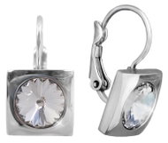 Swarovski-Crystals Erin Crystal Earrings with Swarovski Crystals, Blue - Earrings
