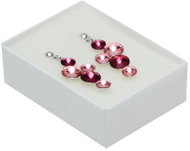 Swarovski-Crystals Earrings Pink Grapes with Swarovski Crystals, Pink - Earrings