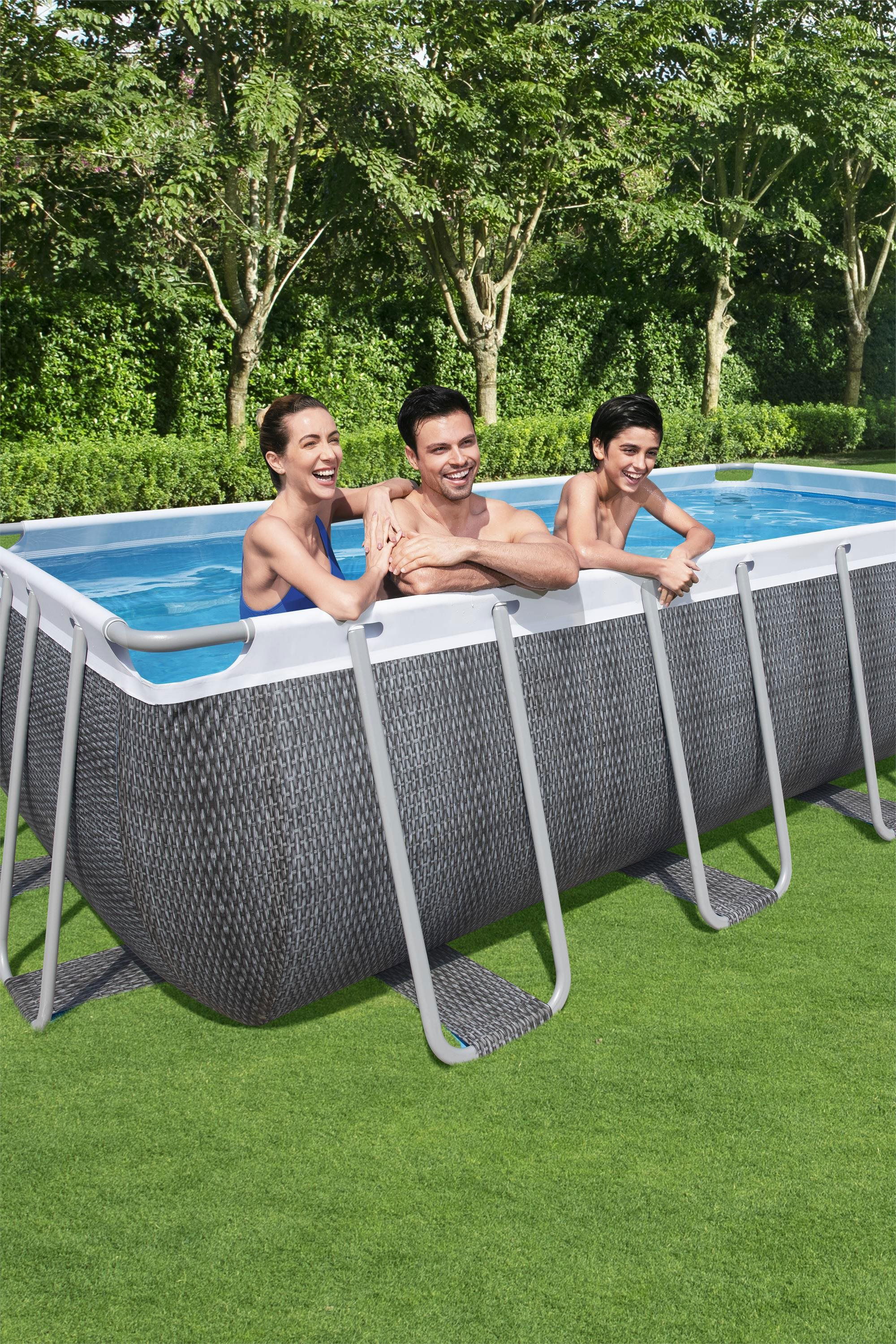 power steel rectangular pool