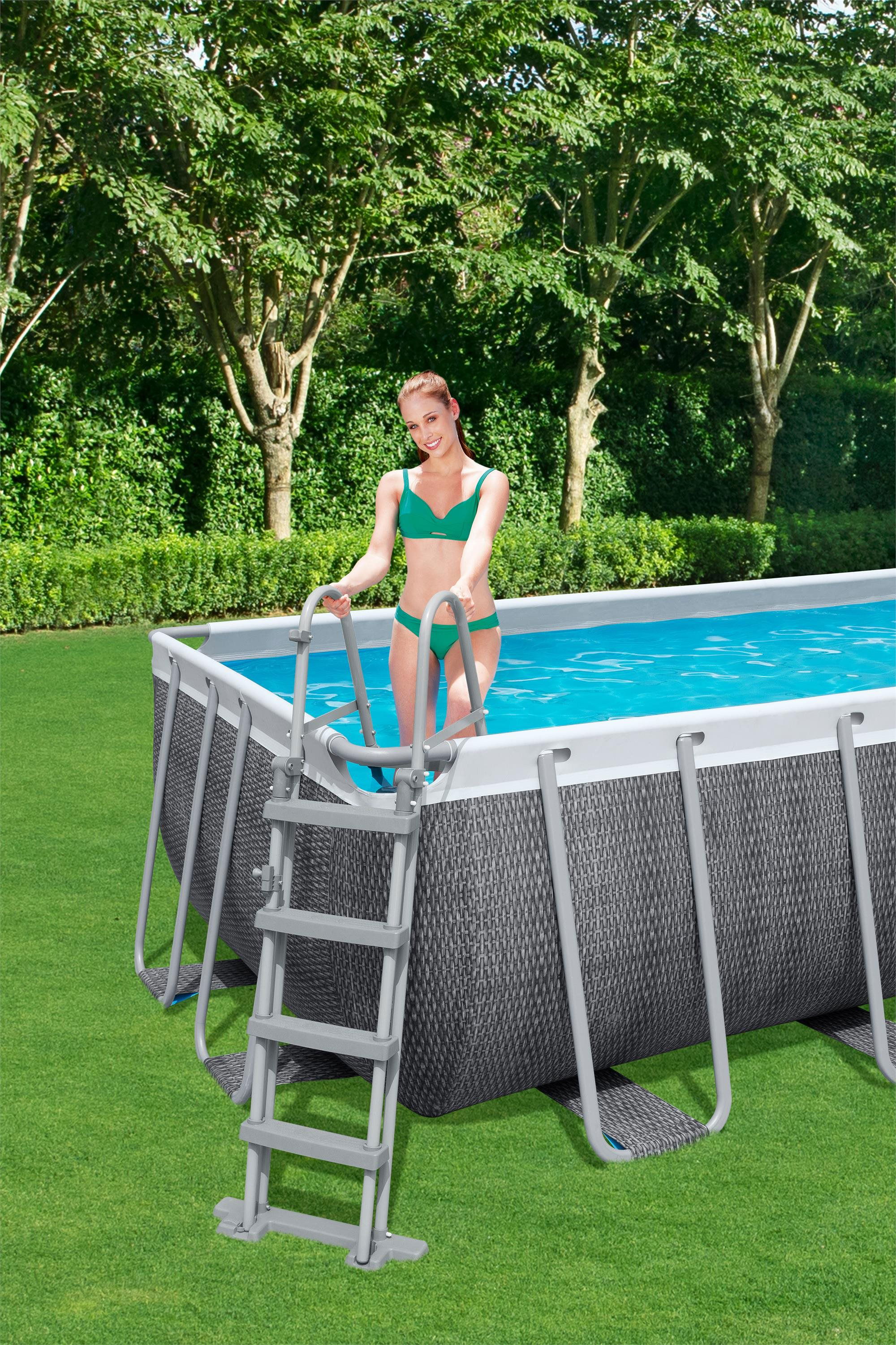 power steel rectangular pool