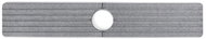 Touchless Straight Faucet Drainer 60 × 10 cm, grey - Draining Board