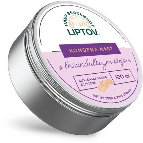 Konopná farma Liptov - Konopná mast levandule premium 100 ml - Ointment - Main image