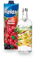 Vodka Absolut Mango 40% 1l + Relax Cranberry 1l - Vodka