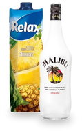 Malibu 1l 21% + Relax Pineapple 1l - Liqueur
