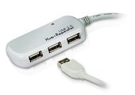 ATEN USB 2.0 aktív 12m hosszabbító 4 portos elosztóval - USB Hub