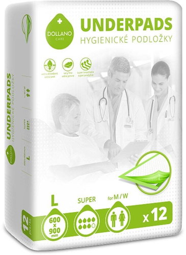 Dollano Disposable Changing Pads Clinic Underpads size. L 100 pcs - Incontinence Bed Pad - Main image