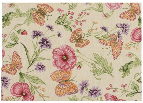 Bino placemat with flowers and butterflies - Placemat - Main image
