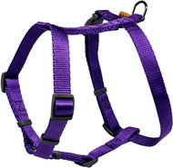 Bafpet H-shaped, solid colour, H-shaped - Purple, size 15mm × OK 29-45cm, OH 37-57cm, 18421J - Harness