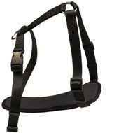 Bafpet Webbing harness, solid colour - Black, size 25mm × OH 58-90cm, 18417J - Harness