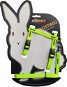 Bafpet Set pro králíka - kšíry + vodítko, Zelená, 10mm × 120cm, 10mm × OK 19-26, OH 24-37cm, 20411N - Harness