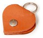Collar Plate Bafpet Adresové srdíčko na obojek - kožené, přírodní, 45mm × 45mm, 01624 - Známka na obojek
