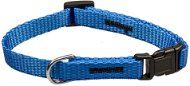 Bafpet Popruhový obojek, jednobarevný - Modrý, 10mm × 20-35cm, 18105J - Dog Collar