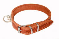 Bafpet Barvářský obojek - Koňak, 30mm × 45cm/ 36-45/ 50009 - Obojek pro psy