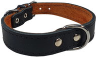 Bafpet Kožený obojek FIDO - Černý, 26mm × 40cm /33-38/ 07109 - Dog Collar