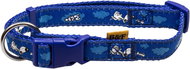Bafpet Angel & Devil Strap Collar, Blue, 20mm × 38-60cm, 18101AD - Dog Collar