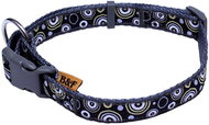 Bafpet Strap collar with rings - Grey, 20mm × 38-60cm, 18101KR - Dog Collar