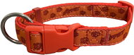 Bafpet Strap Collar "Paws-baf" - Red, 20mm × 38-60cm, 18101TB - Dog Collar