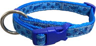 Bafpet Strap collar "Paws-baf" - Blue, 15mm × 30-50cm, 18100TB - Dog Collar
