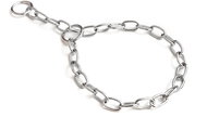 Bafpet Stahovací obojek - malá ováná oka, Stříbrný, 3.2mm × 60cm, 00024 - Dog Collar