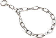 Bafpet Stahovací obojek - malá oválná oka, NEREZ Stříbrný, 3.0mm × 50cm, 00037 - Dog Collar