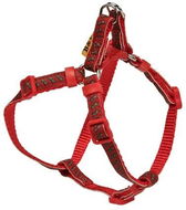 Bafpet Popruhové kšíry "Reflexní kostičky" - Červená, 10mm × OH 26-38cm, 18411K - Postroj