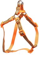 Bafpet Popruhové kšíry "Reflexní kostičky" - Oranžová, 25mm × OH 58-90cm, 18416K - Postroj