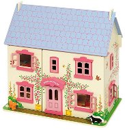 Růžový dětský domeček pro panenky - Domeček pro panenky